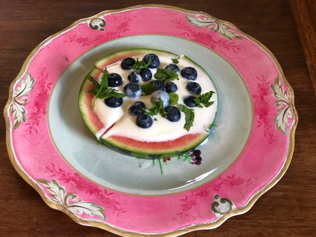 Watermelon pizza