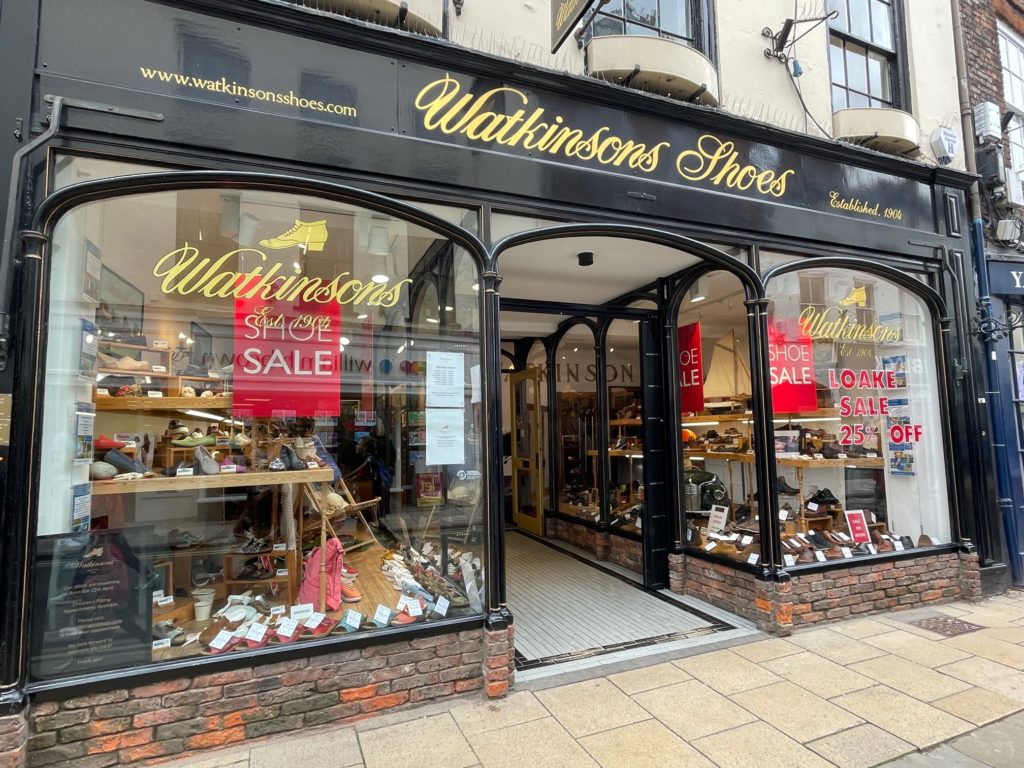 Watkinsons shoe shop York