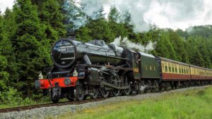North Yorkshire Moors Railway steam train Eric Treacy