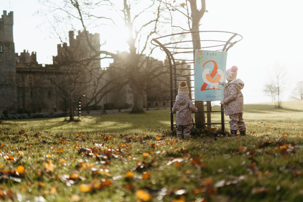 Christmas at Raby Castle Trails, torchlight and trees! 2024 Little