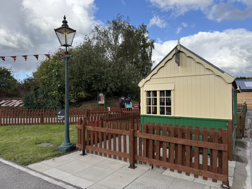 • Little Vikings - York for Kids families riding the minature train at the railway museum in york in october