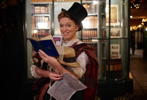 Children enjoying crafts and live storytelling at York Castle Museum’s October Half Term 2025 event.