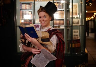 Children enjoying crafts and live storytelling at York Castle Museum’s October Half Term 2025 event.